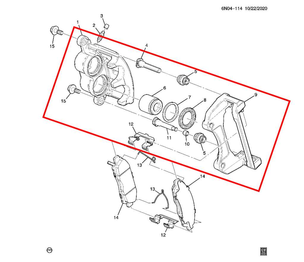 2020-24 Chevrolet Blazer 2LT Front Left Driver Side Brake Disc Caliper 13542336 - Alshned Auto Parts