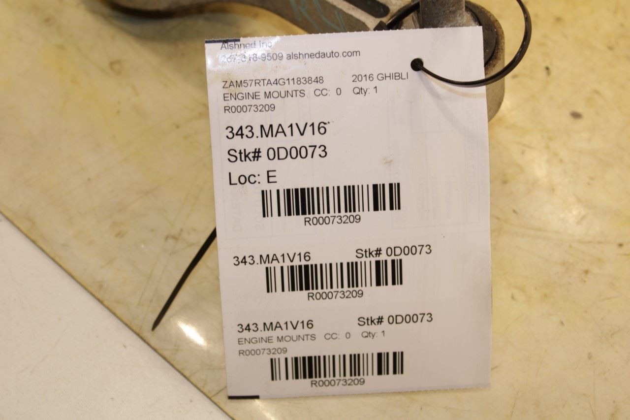 14-20 Maserati Ghibli S Q4 3L Right Side Engine Mount Torque Link Rod 670003630 - Alshned Auto Parts