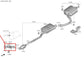 2021-2023 Hyundai Santa Fe 2.5L Front Exhaust System Pipe 28610-S2350 OEM - Alshned Auto Parts