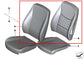 2011-17 BMW X3 xDrive28i 2.0L Front Seat Driver Left Side Backrest Upper Cushion - Alshned Auto Parts