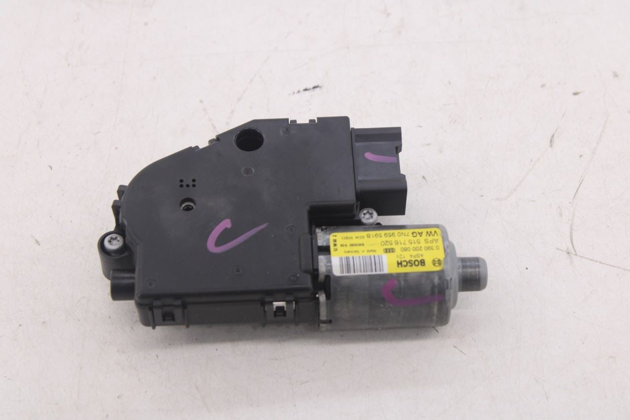 09-17 Audi Q5 Premium Roof Power Sliding Glass Sunroof Motor Set of 2 7N0959591B11