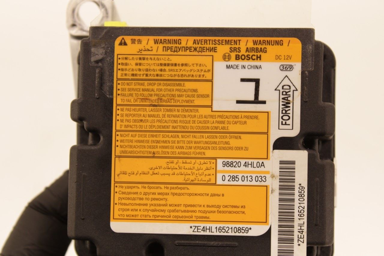 2015-2019 Infiniti Q50 Premium Air Bag SRS Restraints Computer Control Module 98820-4HL0A OEM - Alshned Auto Parts