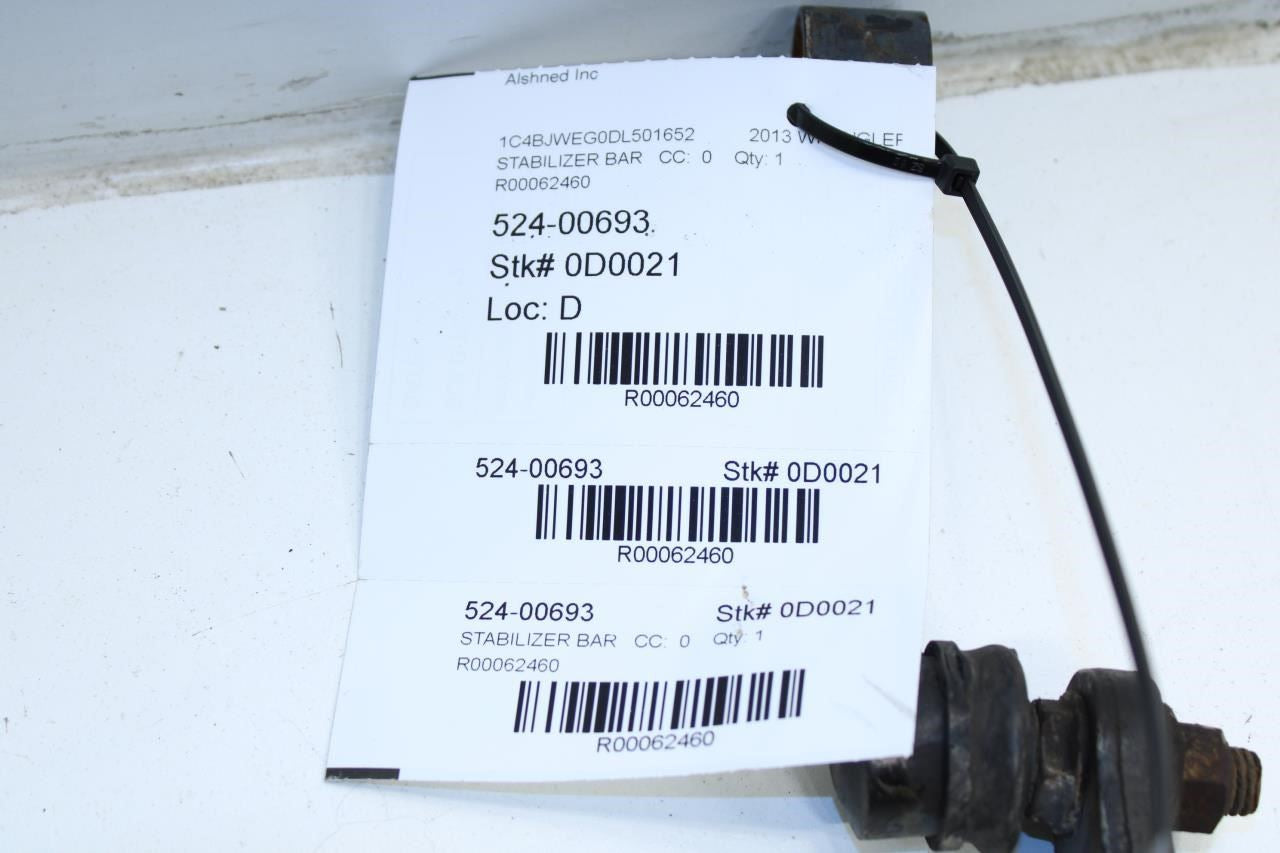 2007-18 Jeep Wrangler 4WD Front Stabilizer Sway Anti-Roll Bar w/ Link 52059971AC - Alshned Auto Parts