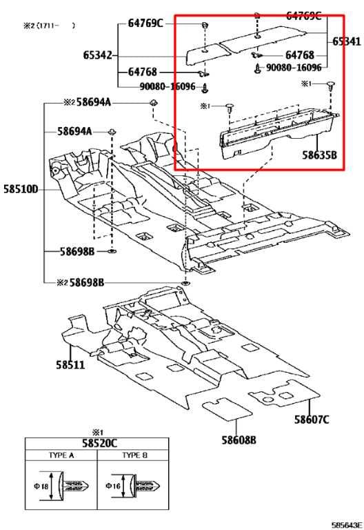 15-23 Toyota Tacoma Limited Rear Floor Lower Under Seat Storage Compartment Box - Alshned Auto Parts