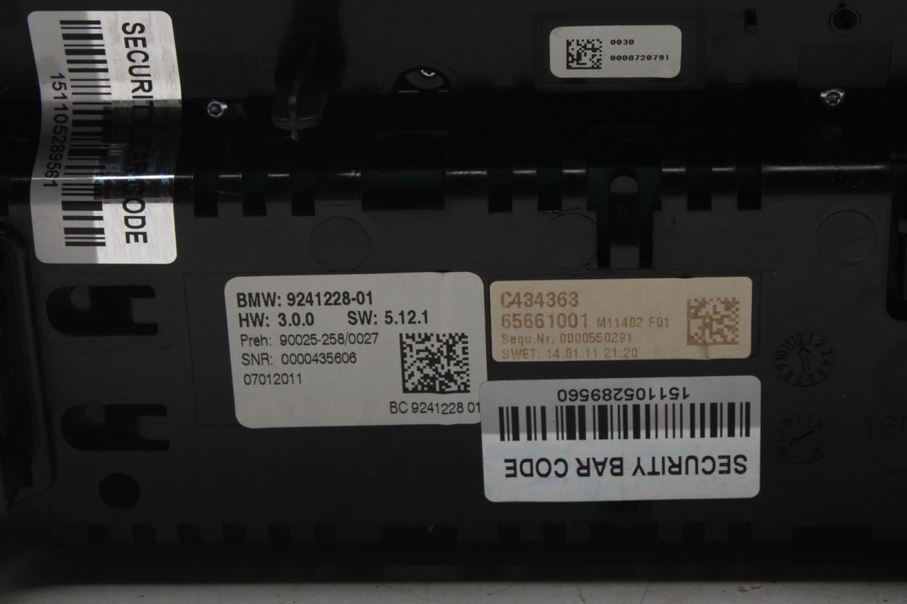 2010-2015 BMW 750Li xDrive 4.4L AWD Radio AC Heater Temperature Climate Control - Alshned Auto Parts