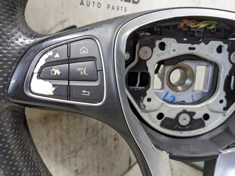 2015-18 Mercedes-Benz C300 4Matic 2.0L Steering Wheel Leather w/ Control Buttons2