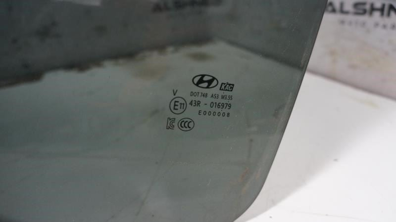 19-2023 Hyundai Santa Fe Rear Driver Left Side Door Window Glass 83411-S1010 OEM - Alshned Auto Parts