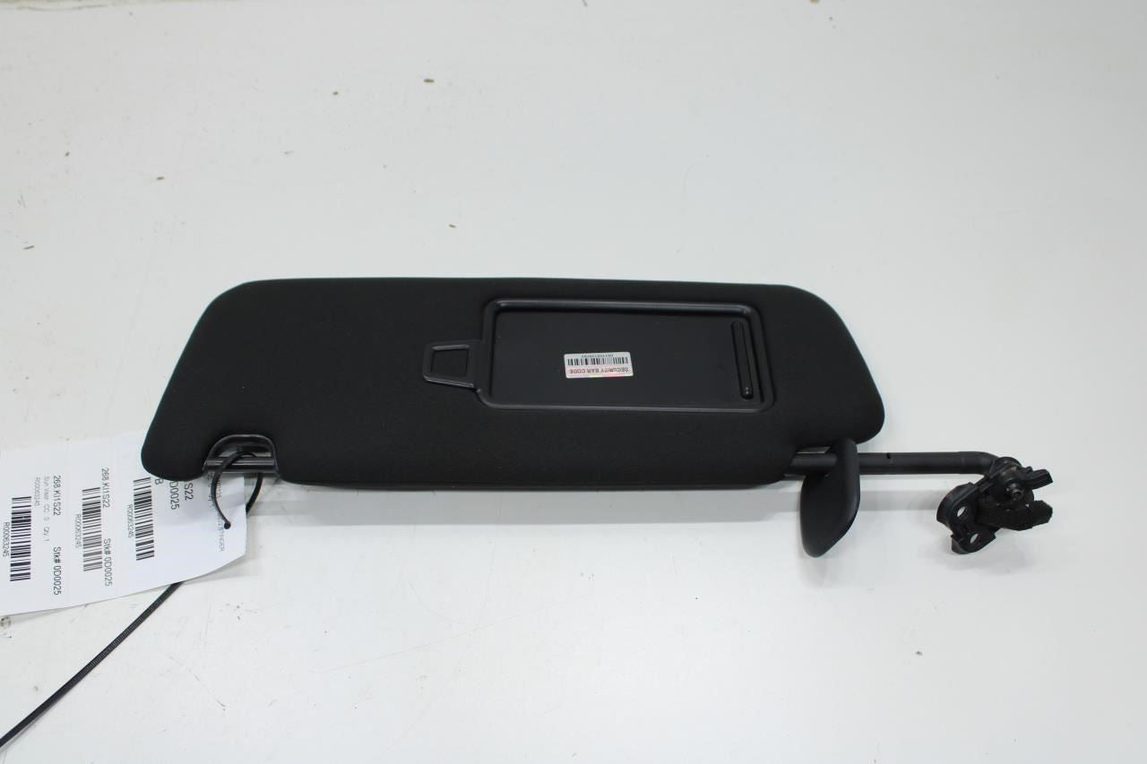 2018-2023 Kia Stinger GT1 Front Left Side Sun Visor w/ Mirror 85201-J5220TWK OEM - Alshned Auto Parts
