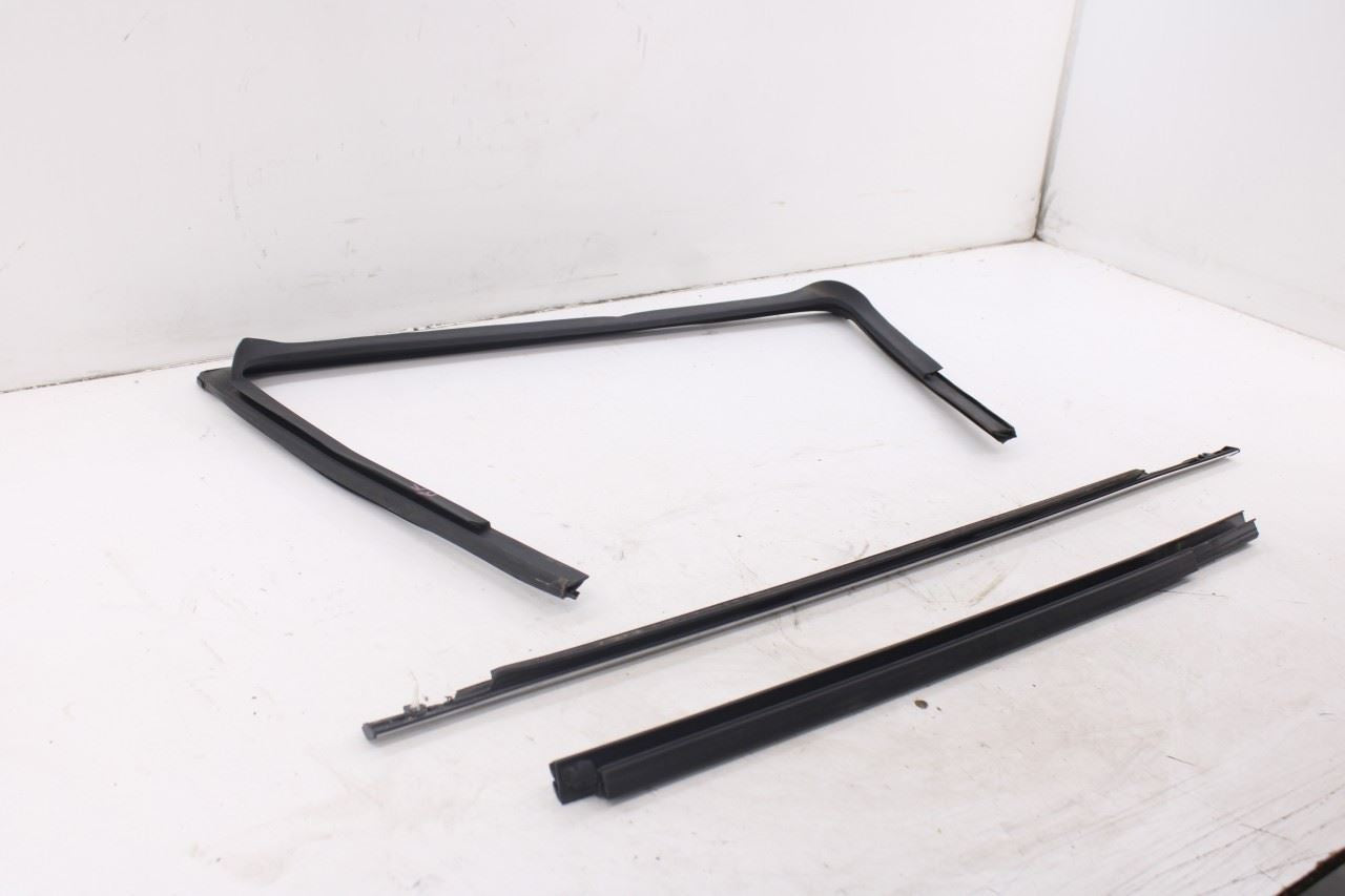 2010-20 Dodge Grand Caravan SXT Rear Right Door Window Run Channel Trim Belt Set9