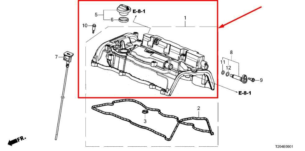 2016-2025 Honda Civic Sport 2.0L Engine Cylinder Head Valve Cover 12310-5BA-A01 - Alshned Auto Parts