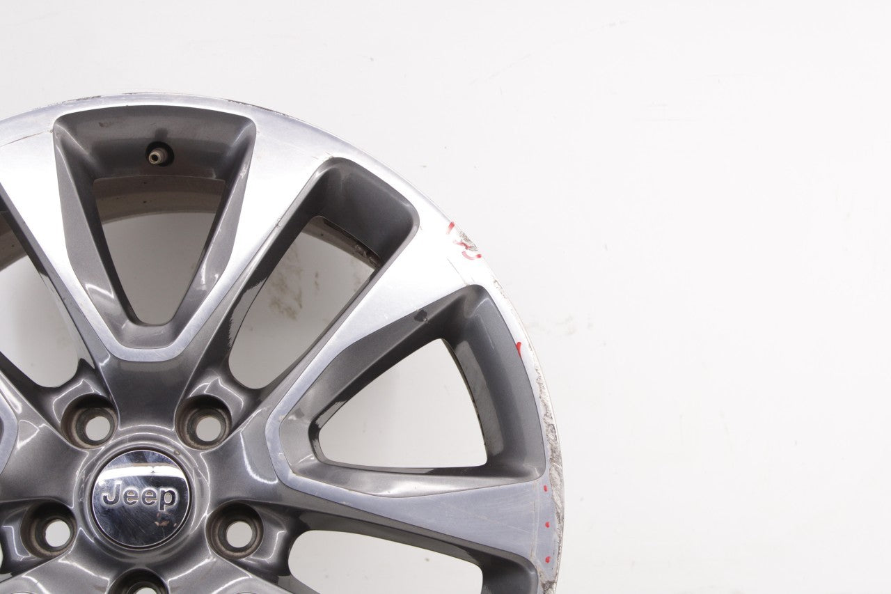 17-18 Jeep Grand Cherokee Aluminum Wheel R20x8J 5 V Spoke 5XL06TRMAA OEM *ReaD* - Alshned Auto Parts