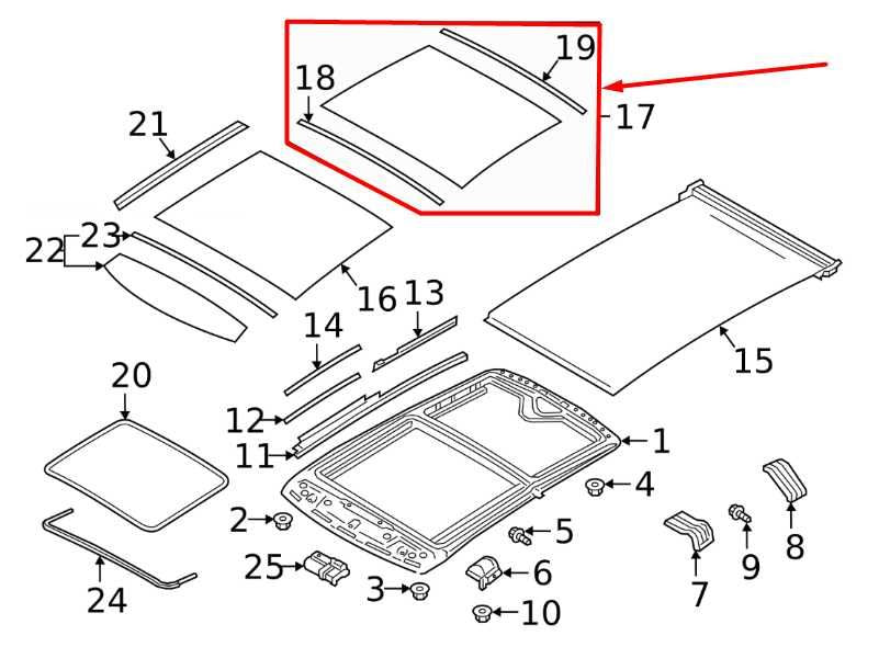 2019-2025 Infiniti QX50 LUXE Roof Rear Sunroof Window Glass 91604-5NA0A OEM - Alshned Auto Parts