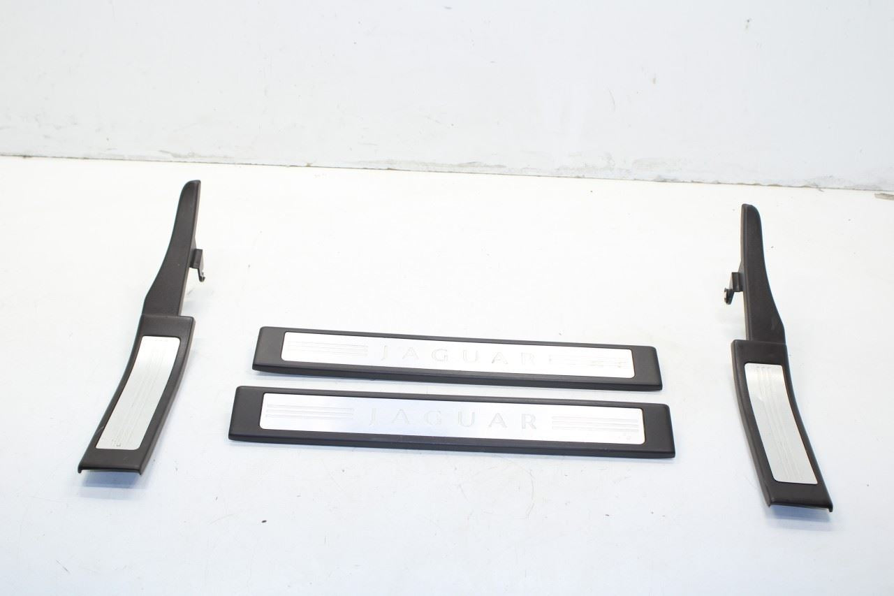 12-15 Jaguar XF Portfolio FR and RR Door Sill Scuff Plate Set of 4 DX2M-13200-A - Alshned Auto Parts