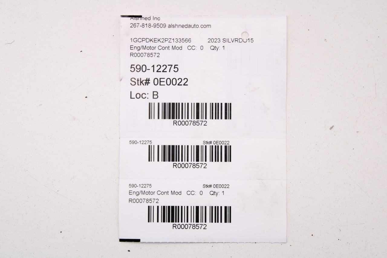 2022-2024 Chevrolet Silverado LT-L 2.7L Engine Computer Control Module ECU ECM - Alshned Auto Parts