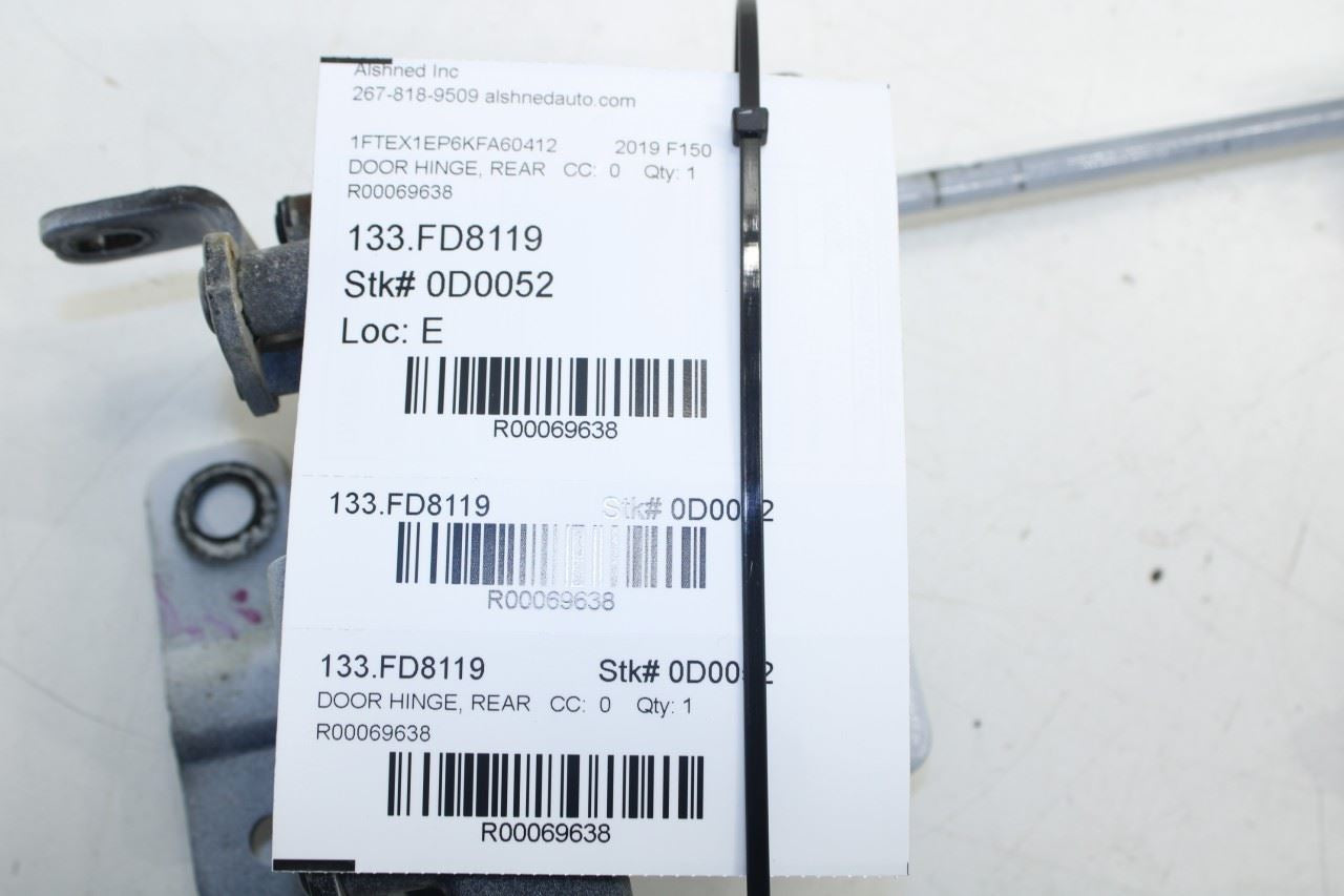 15-25 Ford F150 XL Super Cab 2.7L 4WD Rear Driver Left Side Extended Door Hinge - Alshned Auto Parts