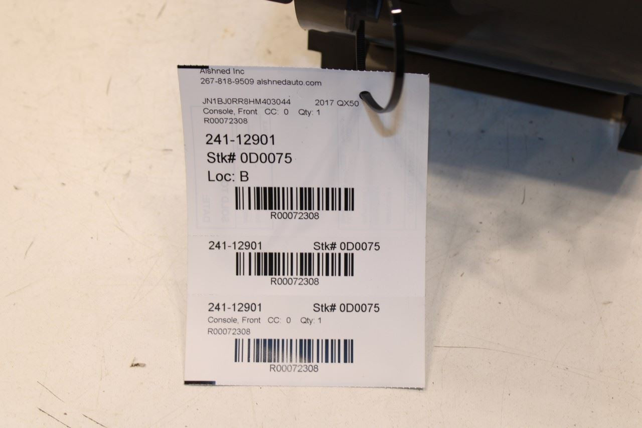 2014-2017 Infiniti QX50 Center Console Cup Holder Lid Box 68430-1BA0B OEM - Alshned Auto Parts