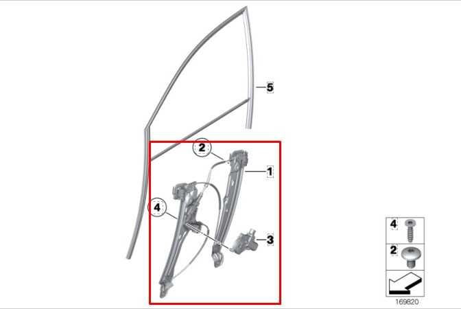 10-15 BMW 750I xDrive Front Left Side Door Window Regulator w/ Motor 51337182105 - Alshned Auto Parts