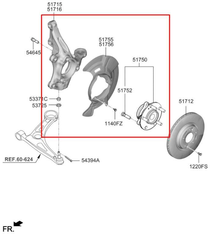 19-21 Hyundai Veloster FWD Front Suspension Driver Left Side Spindle Knuckle Hub - Alshned Auto Parts
