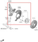19-21 Hyundai Veloster FWD Front Suspension Driver Left Side Spindle Knuckle Hub - Alshned Auto Parts