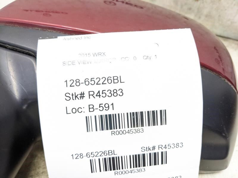 2015-2021 Subaru WRX Left Driver Side Rearview Mirror 91036VA072 OEM - Alshned Auto Parts