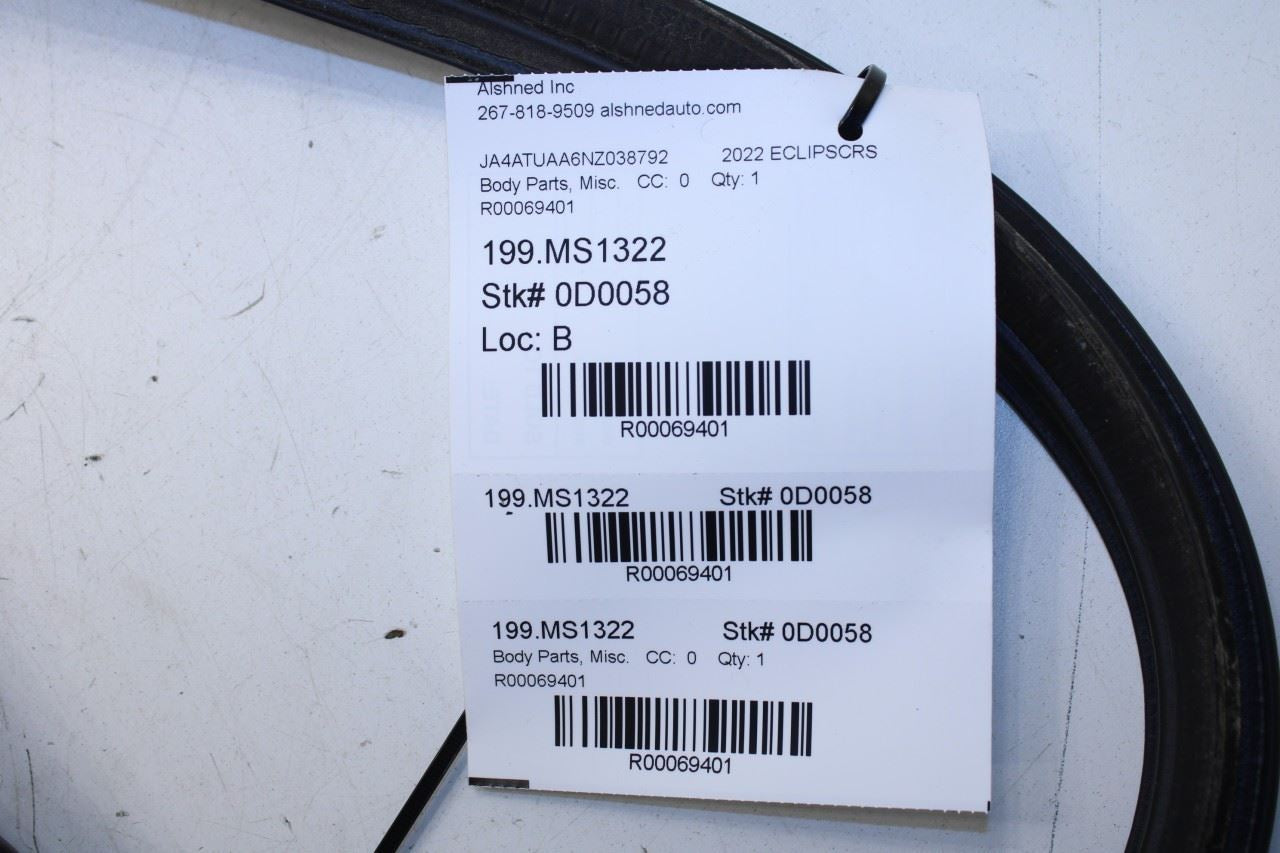 22-24 Mitsubishi Eclipse Cross ES Liftgate Back Door Weatherstrip Seal 5815A131 - Alshned Auto Parts