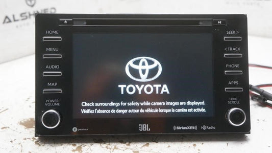 18 Toyota Sienna AM FM CD MP3 JBL Radio Receiver Screen Display 86140-08080 OEM - Alshned Auto Parts