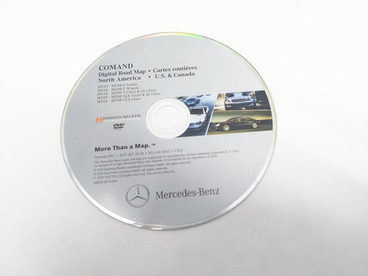 2011 Mercedes-Benz E350 DVD Comand Digital Road Map North America U.S. w Canada - Alshned Auto Parts