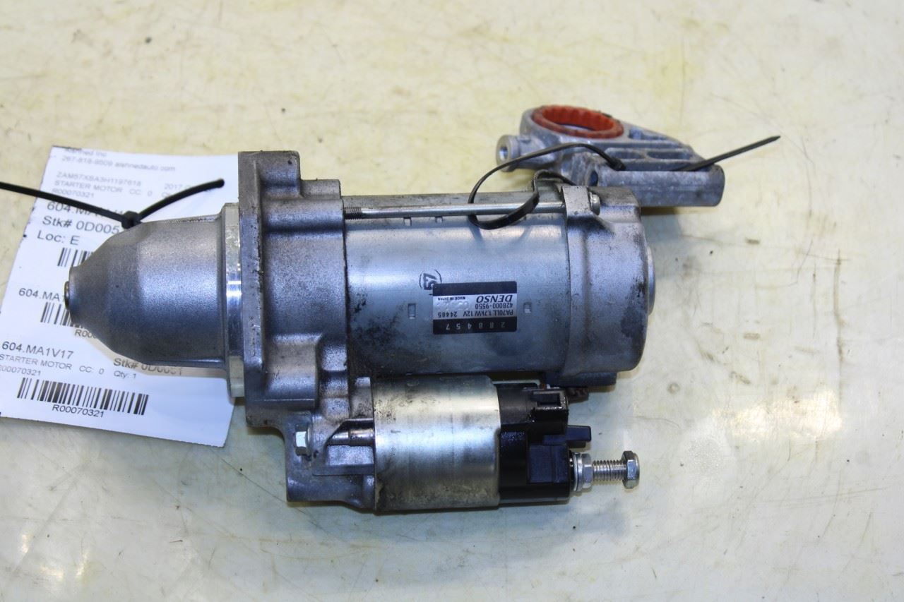 2017-2021 Maserati Ghibli 3L Engine Starter Motor 288457 OEM - Alshned Auto Parts
