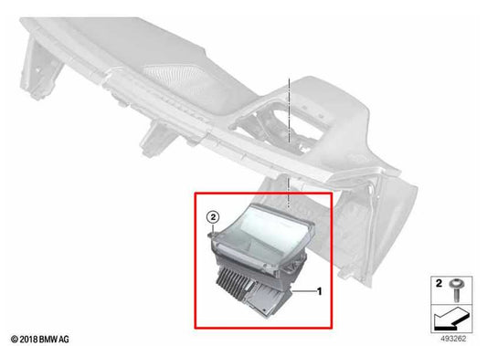 24-25 BMW 430i xDrive Gran Coupe Front Left Side Dash Head-Up Display Projector - Alshned Auto Parts