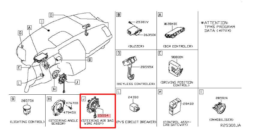 2015-19 Nissan Murano Platinum 3.5L AWD Steering Wheel Clock Spring 25554-3JA1B - Alshned Auto Parts