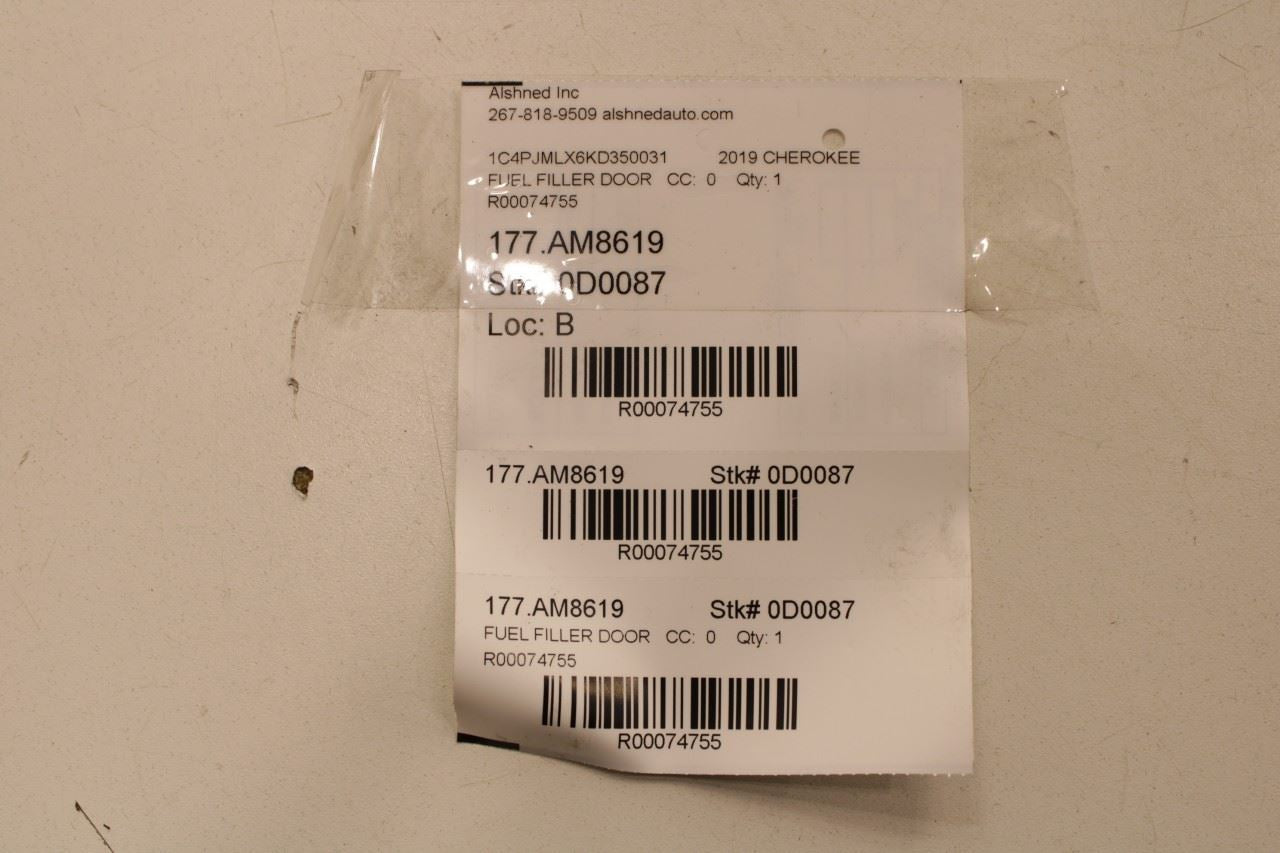 2019-2023 Jeep Cherokee Latitude 3.2L Fuel Tank Filler Door Lid Cover 55112854AA - Alshned Auto Parts