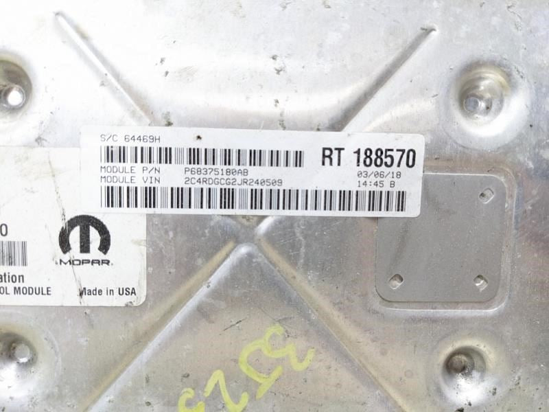 16-20 Dodge Grand Caravan 3.6L Engine Computer Control Module ECU ECM 68243295AB6