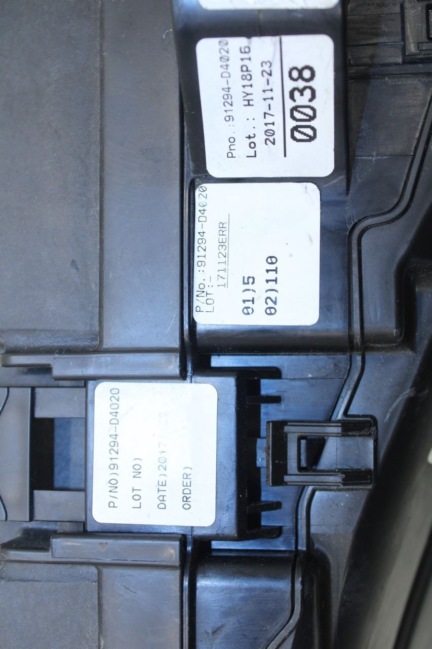 2016-2018 Kia Optima LX 2.4L FWD Engine Fuse Relay Junction Box 91294-D4020 OEM - Alshned Auto Parts