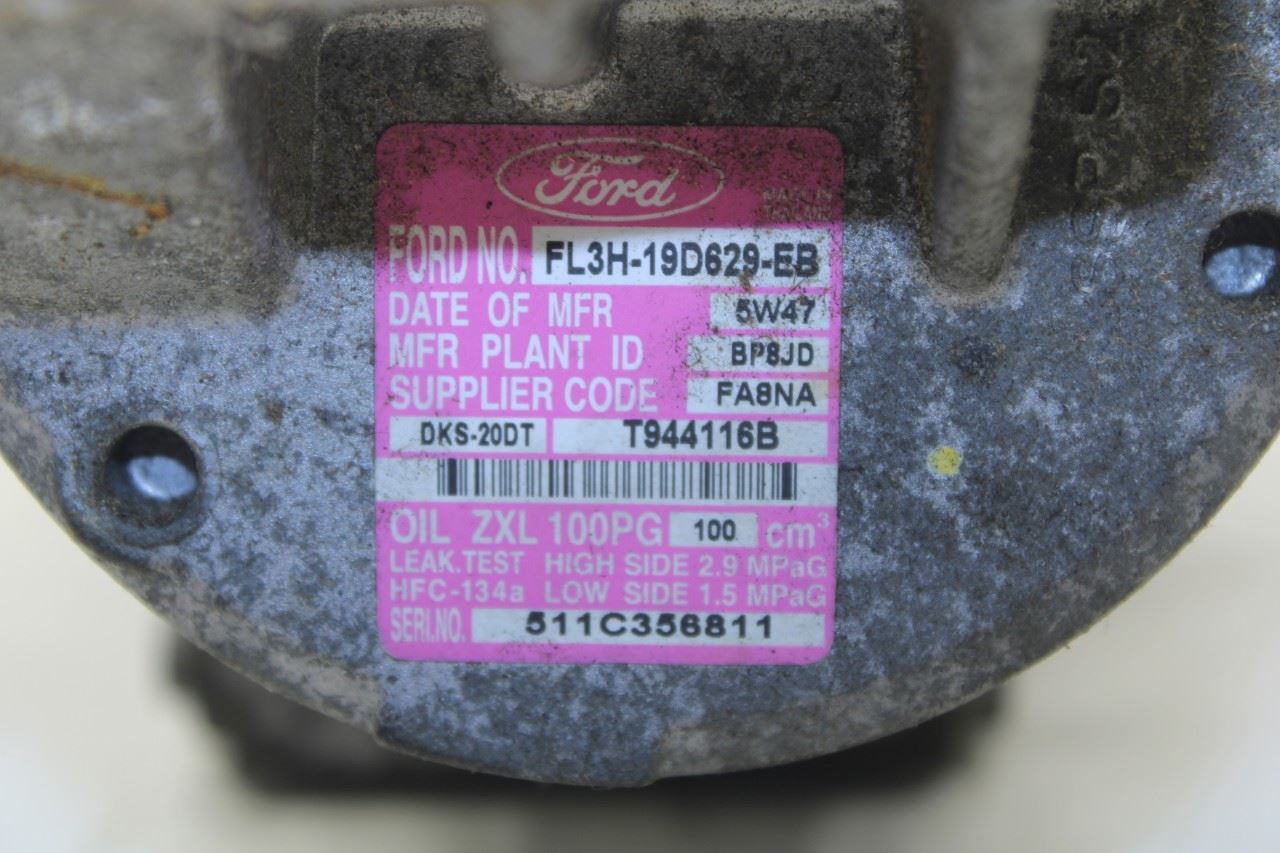 2015-2016 Ford F150 Super Cab 2.7L AC Air Conditioner Compressor FL3H-19D629-EB - Alshned Auto Parts