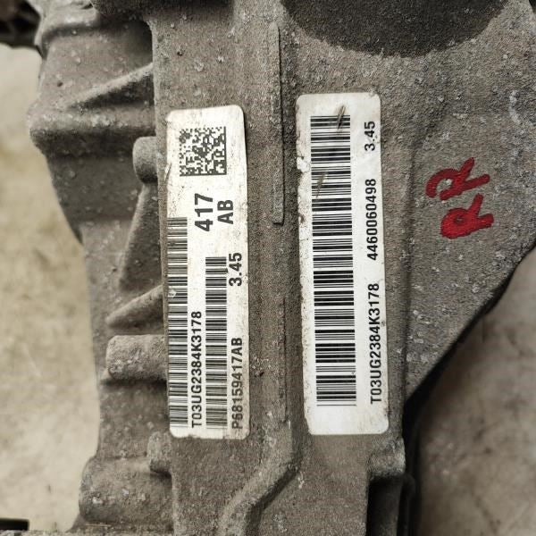 2014-2024 Jeep Grand Cherokee Rear Axle Differential 3.45 ratio 68159417AB OEM - Alshned Auto Parts