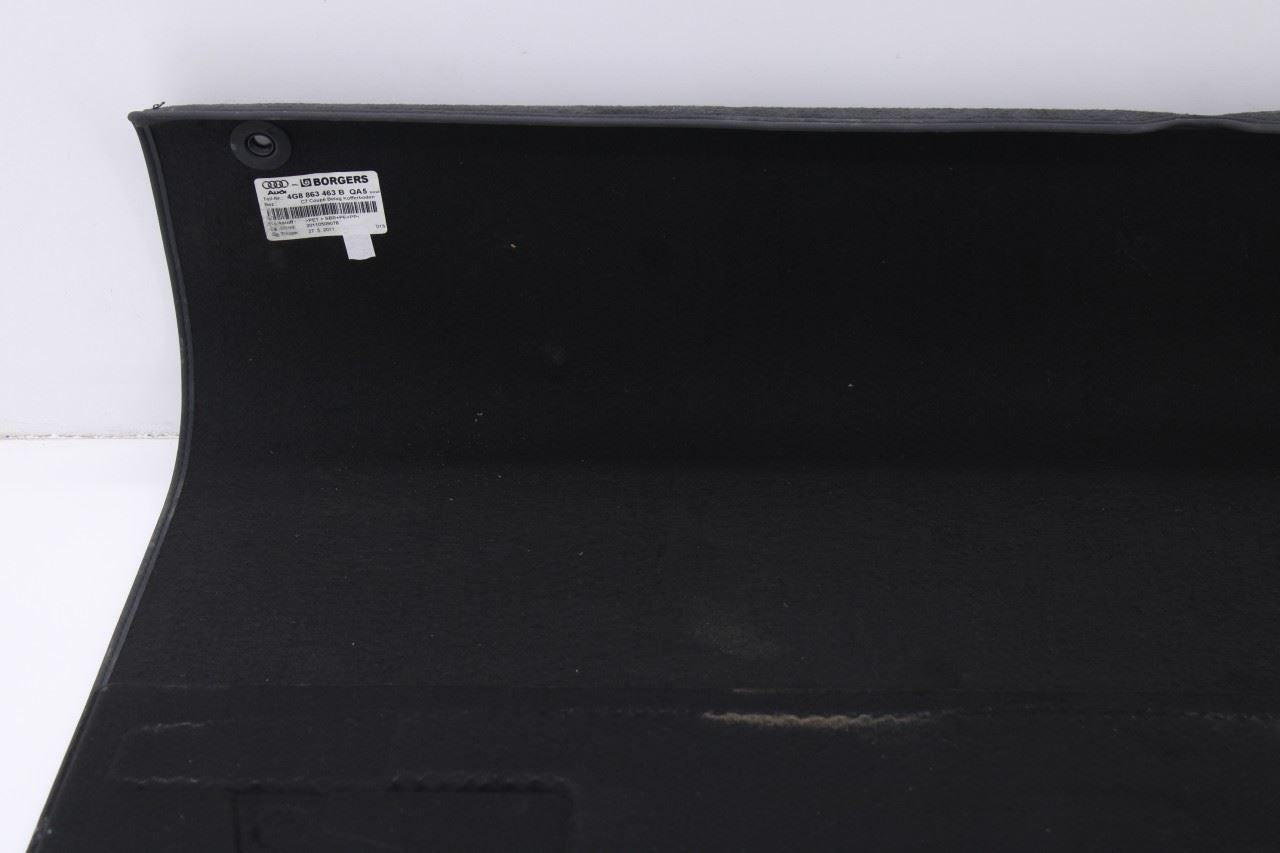 12-18 Audi A7 Premium Rear Trunk Floor Cargo Cover Panel Hard Mat 4G8863463BQA510