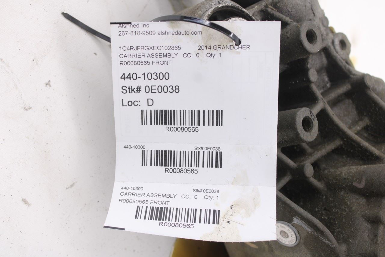 2011-21 Jeep Grand Cherokee Limited 3.6L 4WD Front Differential 3.45 ratio 195mm - Alshned Auto Parts