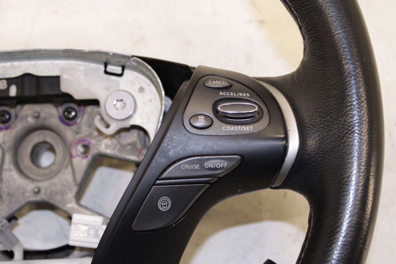 2016-20 Infiniti QX60 3.5L Steering Wheel Leather w/ Control Buttons 48430-9NF5A - Alshned Auto Parts