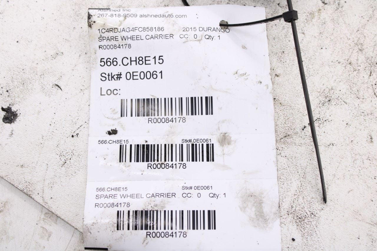 2013-15 Dodge Durango SXT Spare Wheel Tire Carrier Hoist Winch Lifter 68145504AD11