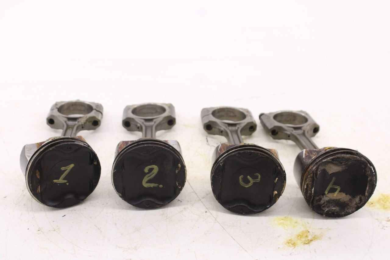 13-19 Nissan Sentra SV 1.8L Engine Piston w/ Connecting Rod Set of 4 12100-3RC0A13