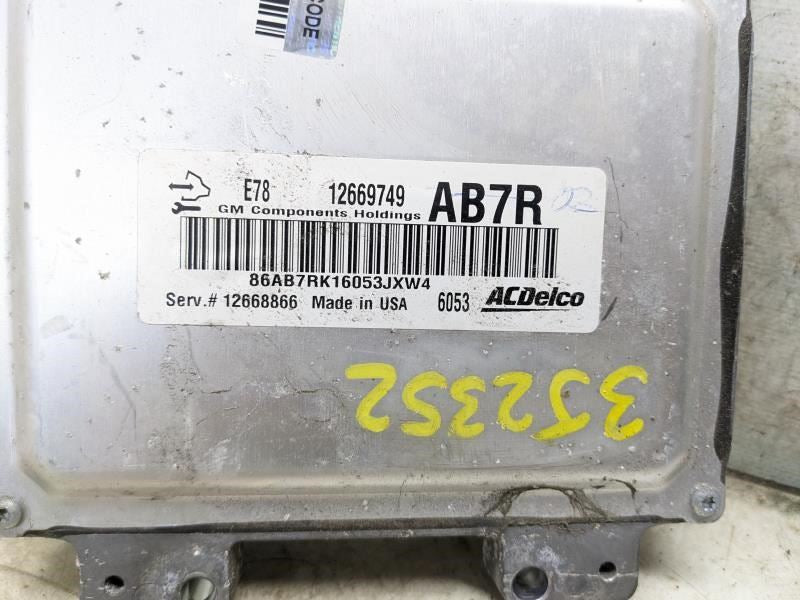 2015-2016 Chevrolet Trax Engine Control Module ECU ECM 12669749 OEM - Alshned Auto Parts