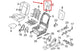 2021 Nissan Rogue Front Right / Left Side Seat Headrest Cloth 86400-6RE0A OEM - Alshned Auto Parts