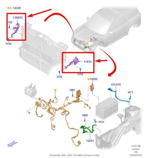 21-24 Ford Bronco Sport RH & LH High & Low Tone Horn Signal LX6T13828MA - Alshned Auto Parts