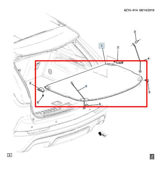 19-25 Cadillac XT4 Premium Rear Trunk Privacy Shade Cargo Cover 85524414 *ReaD* - Alshned Auto Parts