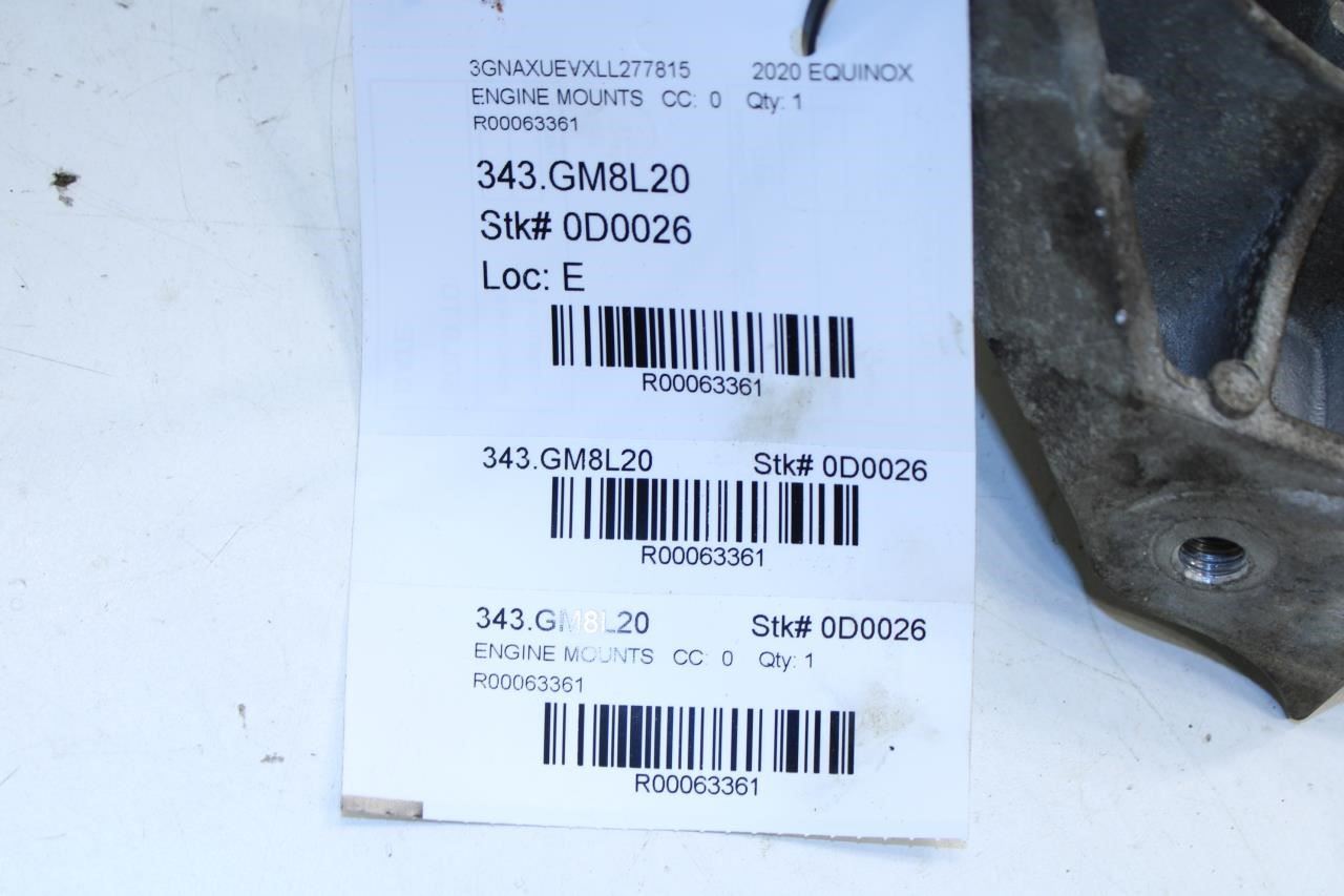 18-24 Chevrolet Equinox LT 1.5L AWD Engine Motor Support Mount Bracket 84618128 - Alshned Auto Parts