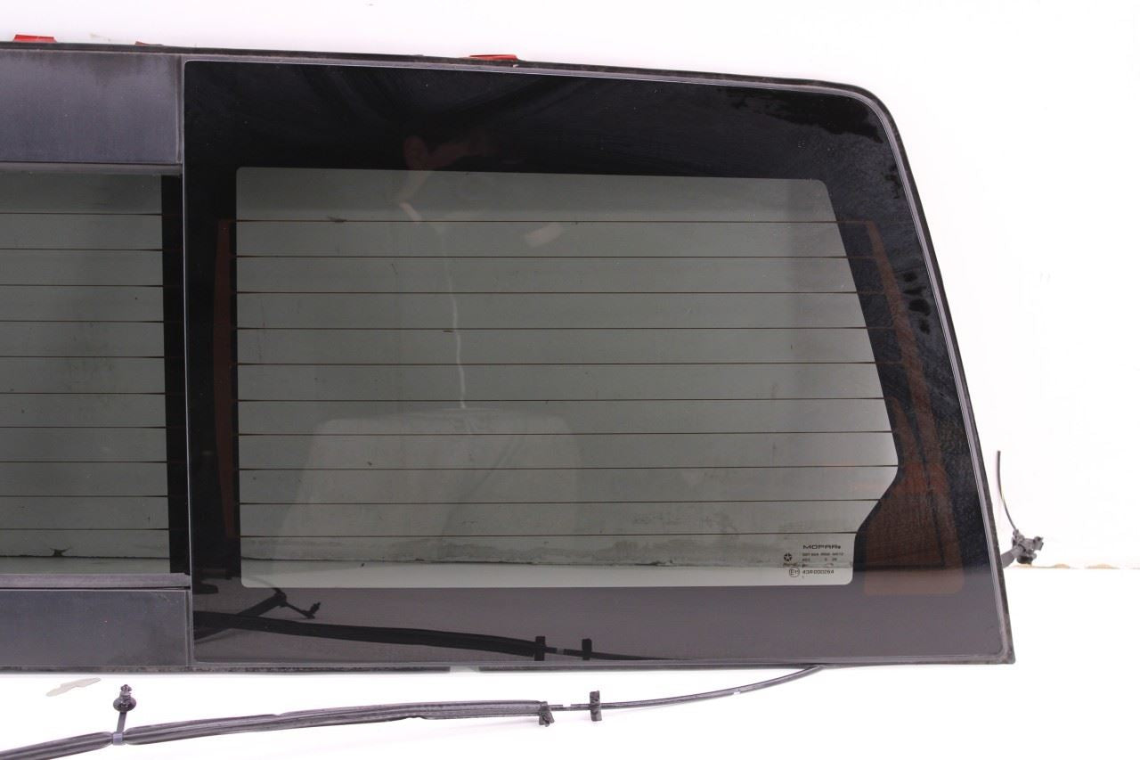 13-18 Ram 1500 Crew Cab Laramie Rear Window Power Sliding Backlite Glass *ReaD* - Alshned Auto Parts