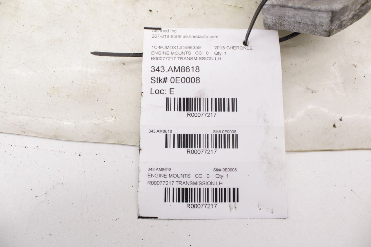 2014-2019 Jeep Cherokee Limited 3.2L 4x4 Front Left Transmission Mount Isolator - Alshned Auto Parts