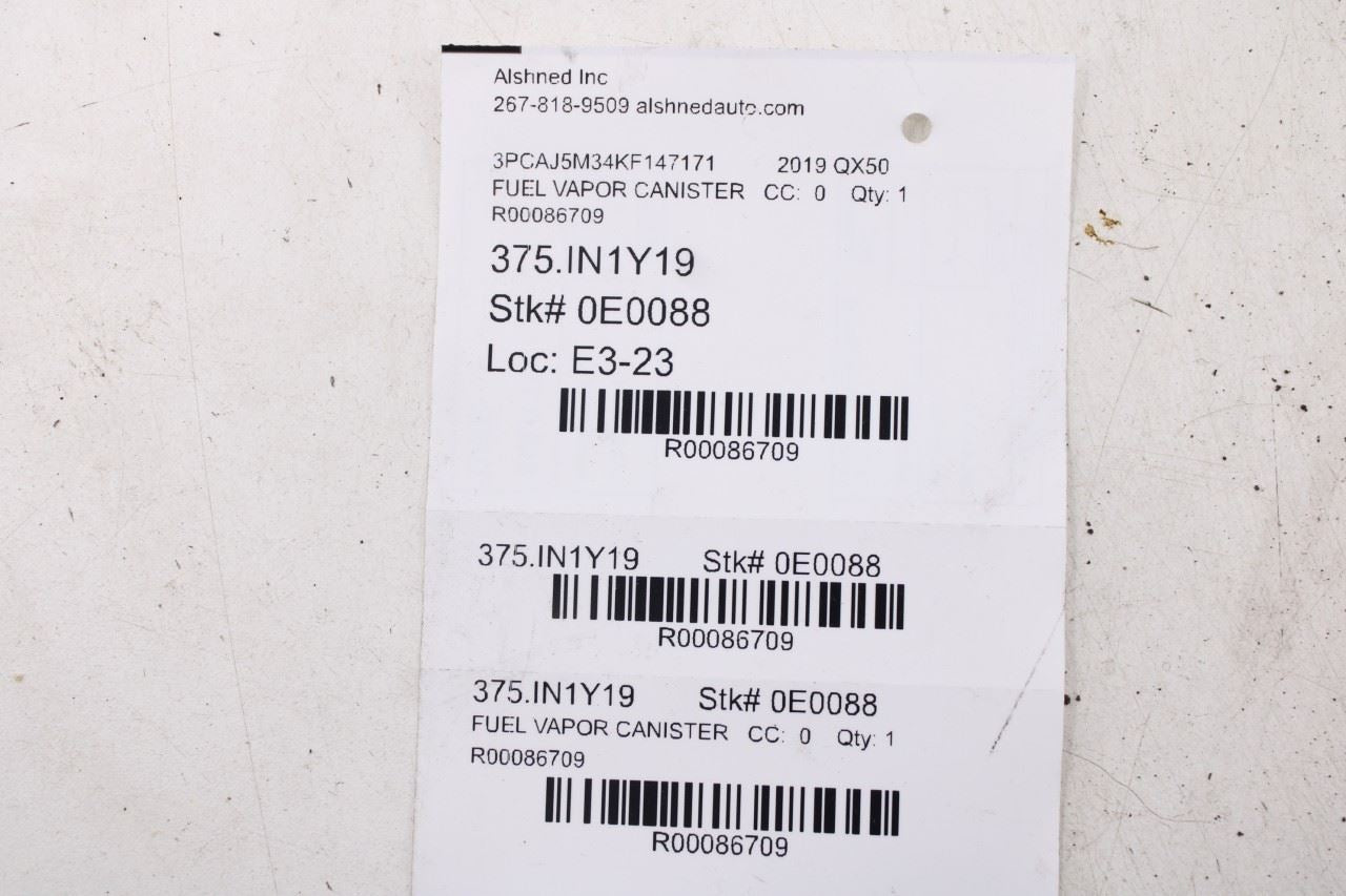 2019-2020 Infiniti QX50 ESSENTIAL 2.0L Fuel Vapor Evaporator Emission Canister - Alshned Auto Parts