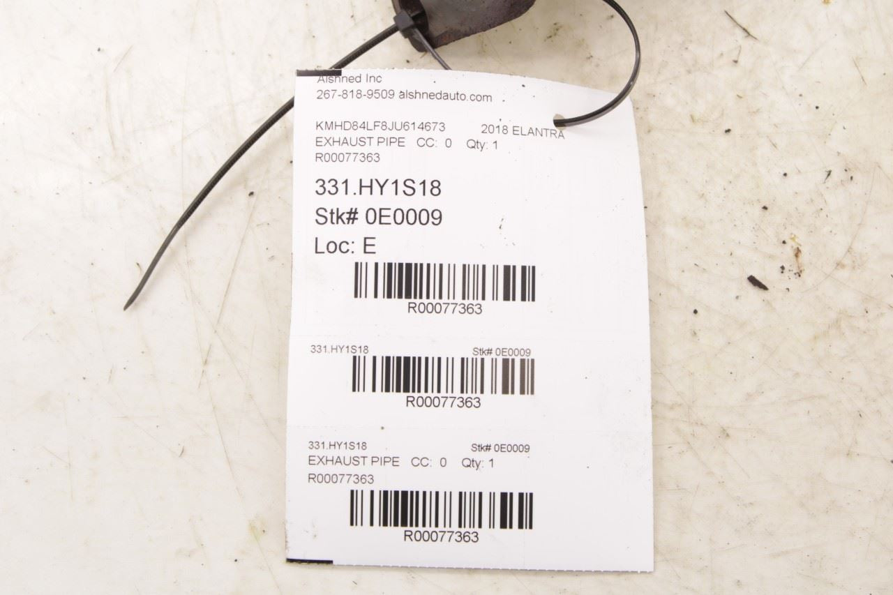 16-20 Hyundai Elantra Value Edition 2.0L Front Exhaust Muffler Pipe 28610-F2400 - Alshned Auto Parts