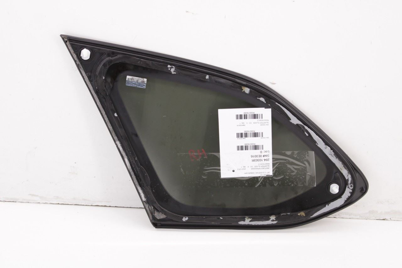 16-2023 Mazda CX-9 Grand Touring Rear Right Passenger Side Quarter Window Glass - Alshned Auto Parts
